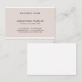 Professioneel creatief ontwerp Modern Minimaliste  Visitekaartje (Voorkant / Achterkant)