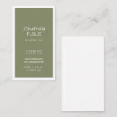 Professioneel creatief ontwerp, schoon design, mod visitekaartje (Voorkant / Achterkant)