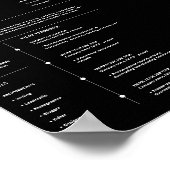 Professioneel cv-template modern cv digitaal poster (Hoek)