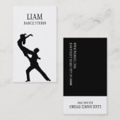 Professioneel Dansstudio, Instructeur Visitekaartje (Voorkant / Achterkant)
