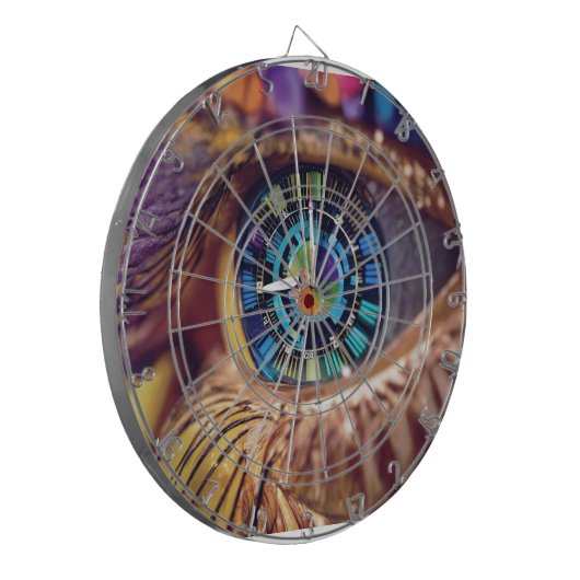 Professioneel Dartboard voor Ultimate Darting Thri Dartbord (Voorkant Links)