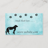 Professioneel de dienstvisitekaartje van de visitekaartje (Achterkant)