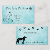 Professioneel de dienstvisitekaartje van de visitekaartje (Voorkant / Achterkant)