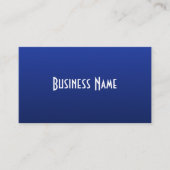 Professioneel Deep Blue Visitekaartje (Voorkant)
