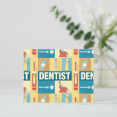 Professioneel dentist-ikoon ontworpen briefkaart (Staand voorkant)