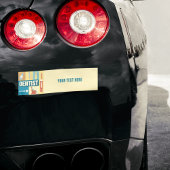 Professioneel dentist-ikoon ontworpen bumpersticker