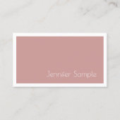 Professioneel design elegant, schoon, modern salon visitekaartje (Voorkant)