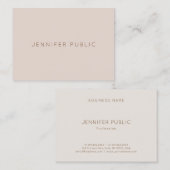 Professioneel  design, luxe design visitekaartje (Voorkant / Achterkant)