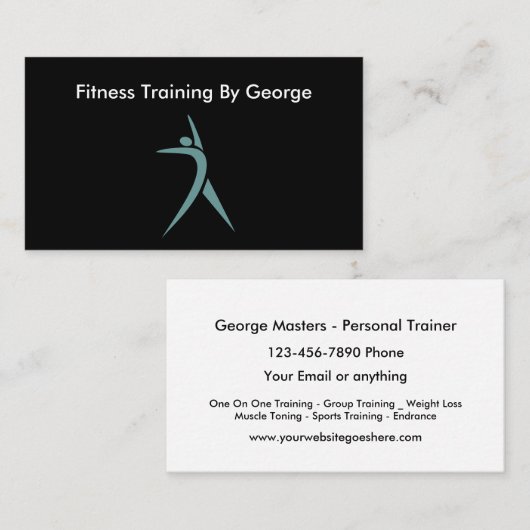 Professioneel design voor docenten visitekaartje (Voorkant / Achterkant)