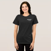 Professioneel Dierenoppasser Tri-Blend Shirt (Voorkant volledig)