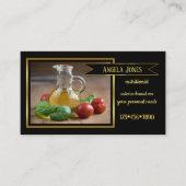 Professioneel diëtist Nutritionist Visitekaartje (Voorkant)