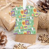 Professioneel diëtitisch pictogrammen ontworpen ornament