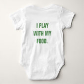 Professioneel diëtitisch pictogrammen ontworpen romper (Achterkant)