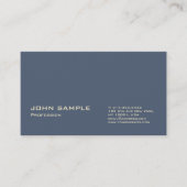 Professioneel donkerblauw Premium - Parelfindustri Visitekaartje (Voorkant)