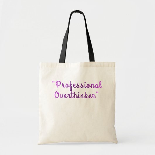 Professioneel Doorzager Grappig Herkenbaar Ontwerp Tote Bag (Voorkant)