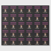 Professioneel Doorzager Herkenbare Kat Humor Cadeaupapier (Vlak)