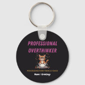 Professioneel Doorzager Herkenbare Kat Humor  Sleutelhanger (Voorkant)