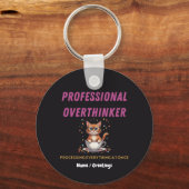 Professioneel Doorzager Herkenbare Kat Humor  Sleutelhanger (Voorkant)