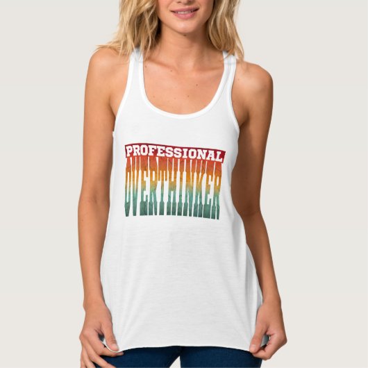 Professioneel Doorzager Tanktop (Voorkant)