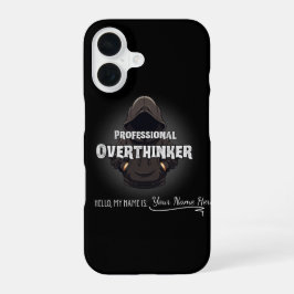 Professioneel Doorzieter Funny Aangepaste Naam iPhone 16 Hoesje