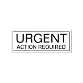 Professioneel Dringende Actie Vereist Kantoor Rubberstempel (Gestempeld)