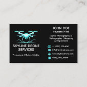 Professioneel Drone-diensten voor Vastgoed Visitekaartje (Voorkant)