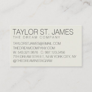 Professioneel dubbelzijdig Visitekaartje