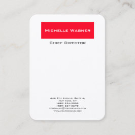 Professioneel Duidelijk Minimalistisch Elegant Roo Visitekaartje