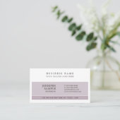 Professioneel Duidelijk Modern Elegant Kleurenontw Visitekaartje (Staand voorkant)