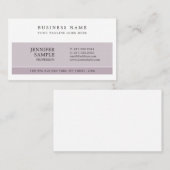 Professioneel Duidelijk Modern Elegant Kleurenontw Visitekaartje (Voorkant / Achterkant)