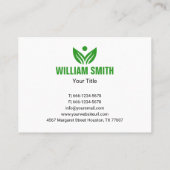 Professioneel & Eco-vriendelijk voor moderne lands Visitekaartje (Achterkant)