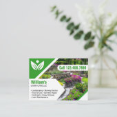 Professioneel & Eco-vriendelijk voor moderne lands Visitekaartje (Staand voorkant)