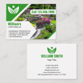 Professioneel & Eco-vriendelijk voor moderne lands Visitekaartje (Voorkant / Achterkant)