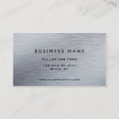 Professioneel edelmetalen visitekaartje (Achterkant)