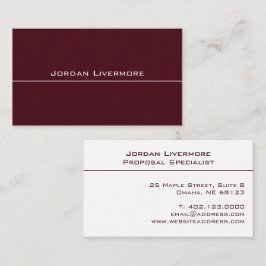 Professioneel, eenvoudig, eenvoudig, eenvoudig, fi visitekaartje