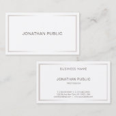 Professioneel Eenvoudig elegant design, modern Visitekaartje (Voorkant / Achterkant)