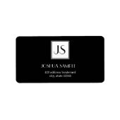 Professioneel eenvoudig etiket (Voorkant)