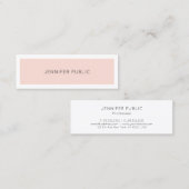 Professioneel, eenvoudig grafisch ontwerp, dubbelz mini visitekaartje (Voorkant / Achterkant)