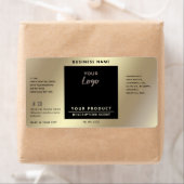 Professioneel, eenvoudig logo goudproduct etiket (Insitu)