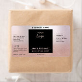 Professioneel, eenvoudig logo goudproduct etiket (Insitu)