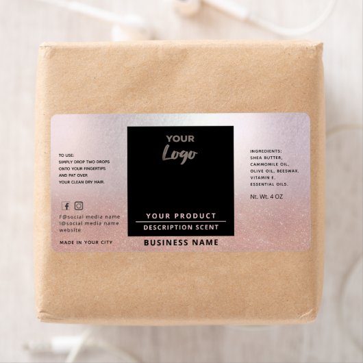 Professioneel, eenvoudig logo goudproduct la etiket (Insitu)