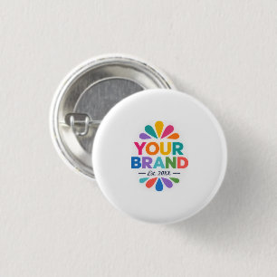 Professioneel Eenvoudig Logo Zakelijke Promotie Ronde Button 3,2 Cm