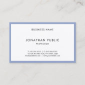 Professioneel, eenvoudig, maar ook levendig visitekaartje (Voorkant)