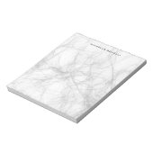 Professioneel Eenvoudig Minimalistisch Grijs Moder Notitieblok (Linkerzijde)