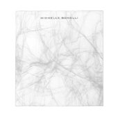 Professioneel Eenvoudig Minimalistisch Grijs Moder Notitieblok (Voorkant)