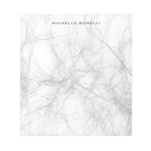 Professioneel Eenvoudig Minimalistisch Grijs Moder Notitieblok (Voorkant)