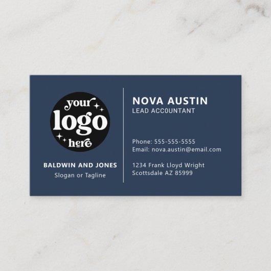 Professioneel Eenvoudig Minimalistisch Ontwerp Aan Visitekaartje (Voorkant)