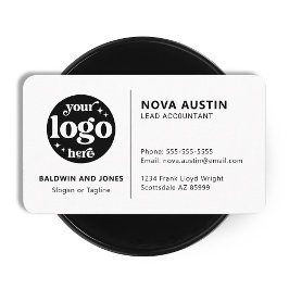 Professioneel Eenvoudig Minimalistisch Ontwerp Aan Visitekaartje