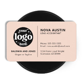 Professioneel Eenvoudig Minimalistisch Ontwerp Aan Visitekaartje