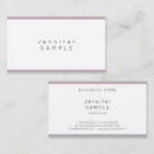 Professioneel, eenvoudig, modern, stijlvol design visitekaartje (Voorkant / Achterkant)